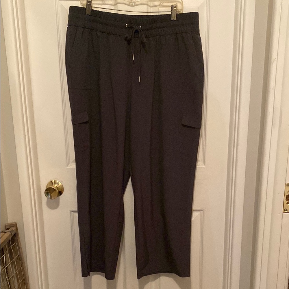Zuda stretch woven cargo pants QVC